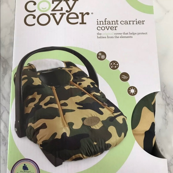 Cozy Cover Infant Car Seat Camouflage Green Nwt